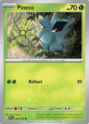 Pineco 004 SV02 Paldea Evolved - Common