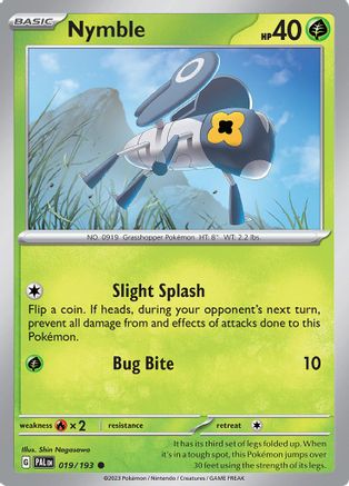 Nymble 019/193 SV02 Paldea Evolved - Common