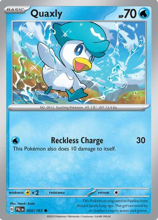 Quaxly 050/193 SV02 Paldea Evolved - Common