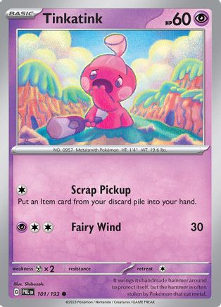 Tinkatink 101/193 - Reverse Holofoil SV02 Paldea Evolved - Common