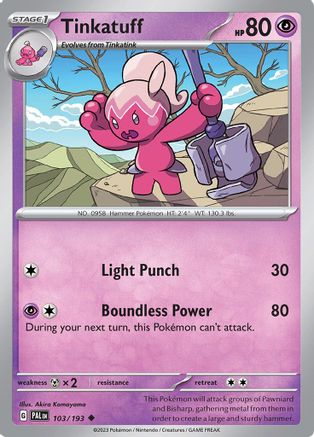 Tinkatuff 103/193 SV02 Paldea Evolved - Uncommon