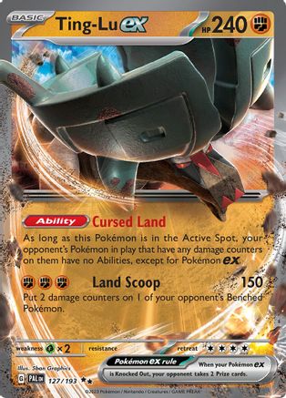 Ting-Lu ex 127 - Holofoil SV02 Paldea Evolved - Double Rare