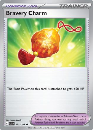 Bravery Charm 173 SV02 Paldea Evolved - Uncommon