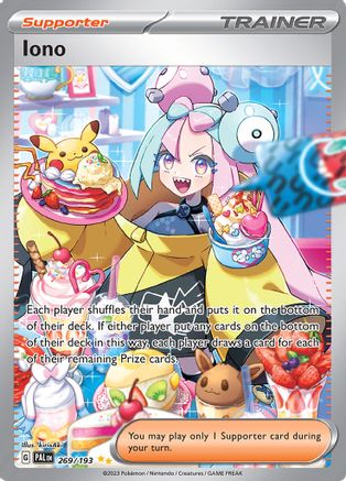 Iono 269/193 - Holofoil SV02 Paldea Evolved - Special Illustration Rare