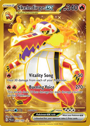 Skeledirge ex 272/193 - Holofoil SV02 Paldea Evolved - Hyper Rare