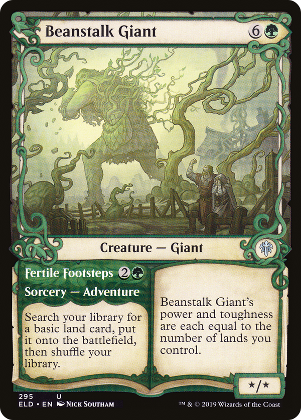 Beanstalk Giant (Showcase) (ELD-295) - Throne of Eldraine: (Showcase) Foil