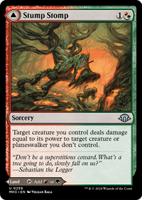 Stump Stomp (MH3-259) - Modern Horizons 3 Foil