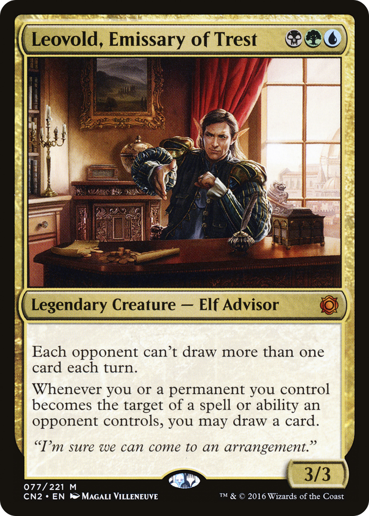 Leovold, Emissary of Trest (CN2-077) - Conspiracy: Take the Crown Foil