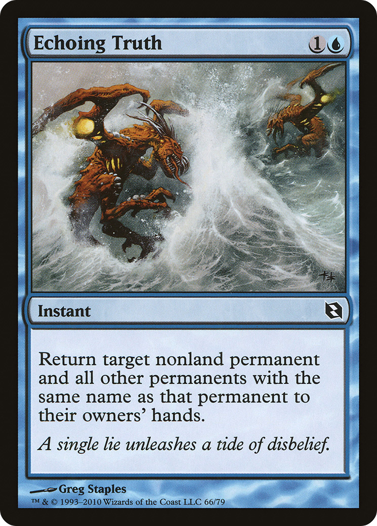 Echoing Truth (DDF-066) - Duel Decks: Elspeth vs. Tezzeret