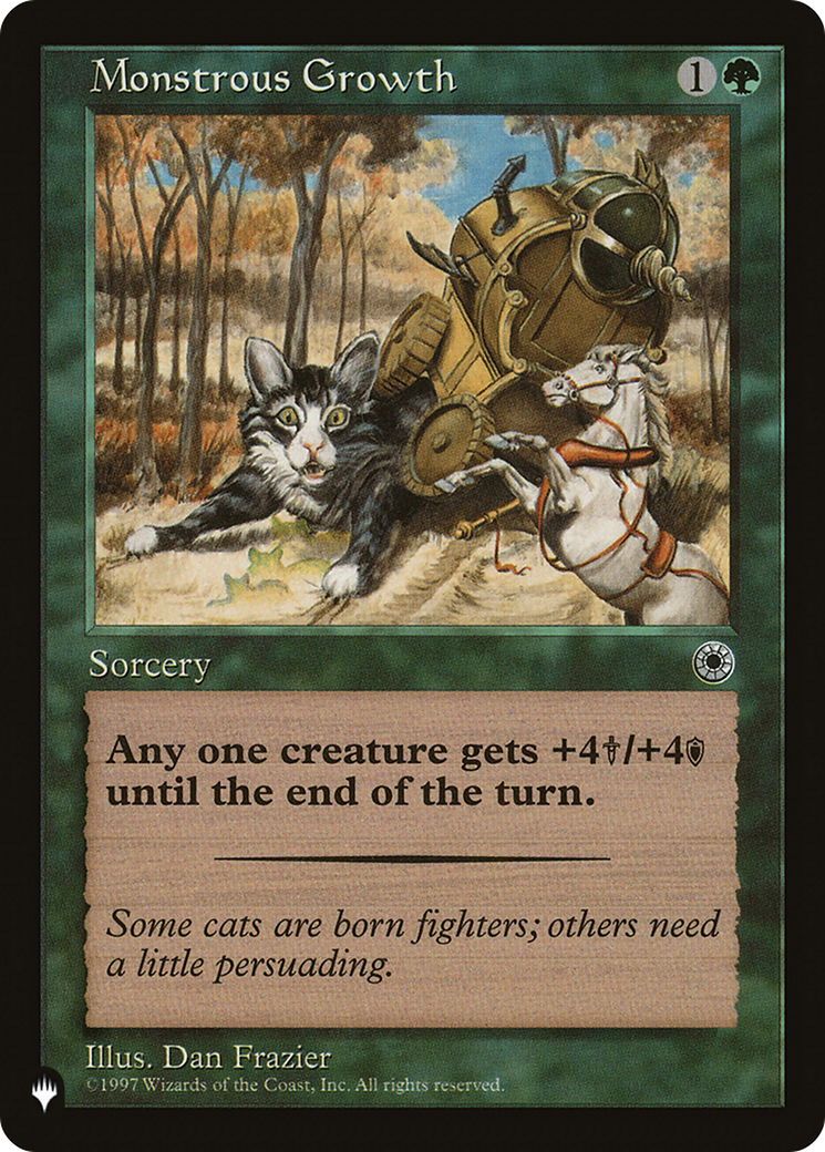 Monstrous Growth (Flavor Text) (LIST-) - The List