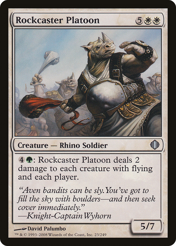 Rockcaster Platoon (ALA-023) - Shards of Alara Foil