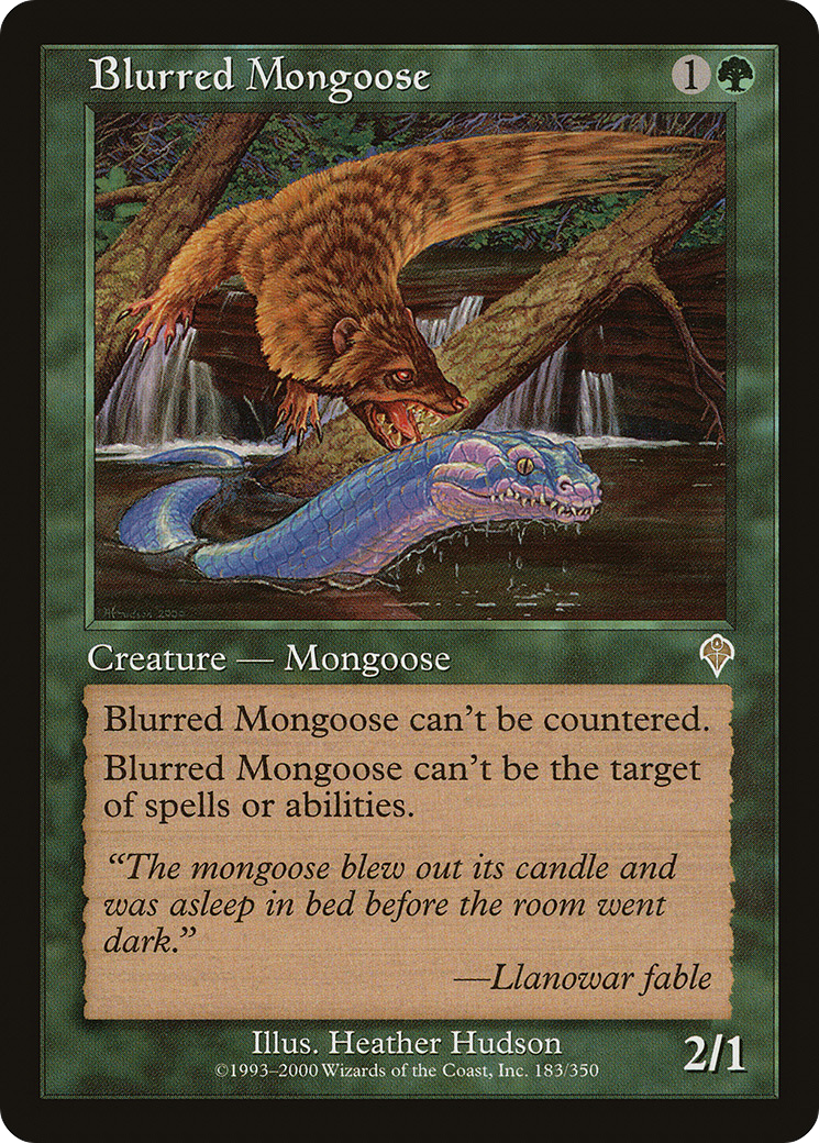 Blurred Mongoose (INV-183) - Invasion Foil