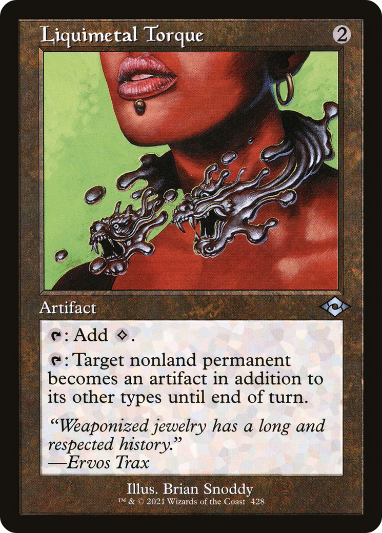 Liquimetal Torque (Retro Frame) (MH2-428) - Modern Horizons 2 Foil