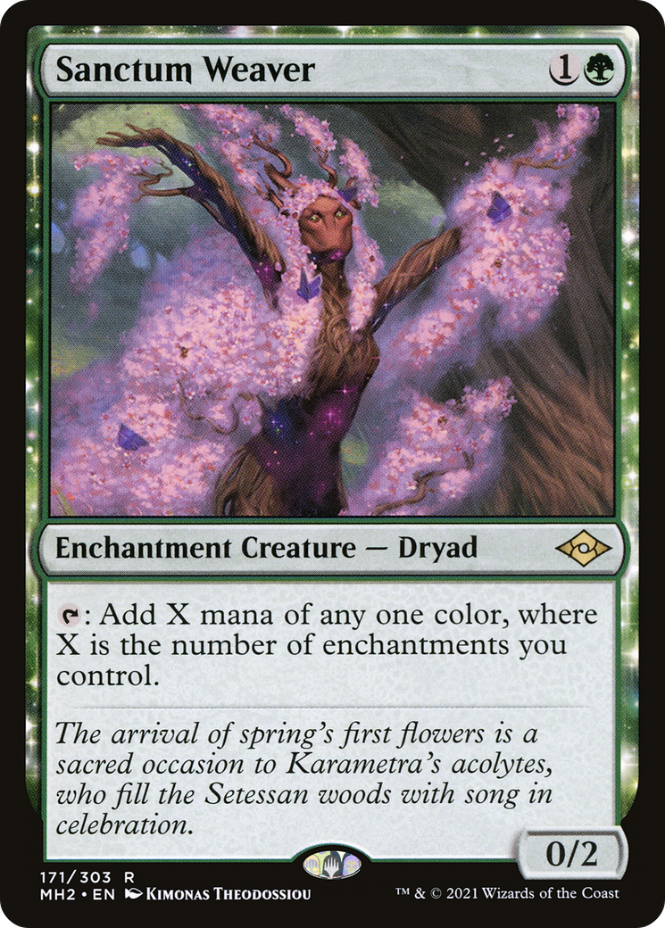 Sanctum Weaver (MH2-171) - Modern Horizons 2: (enchantment)