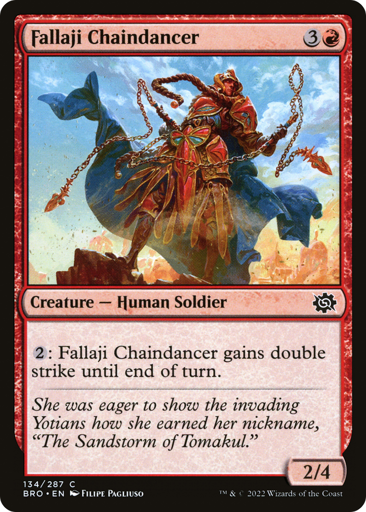 Fallaji Chaindancer (BRO-134) - The Brothers' War Foil