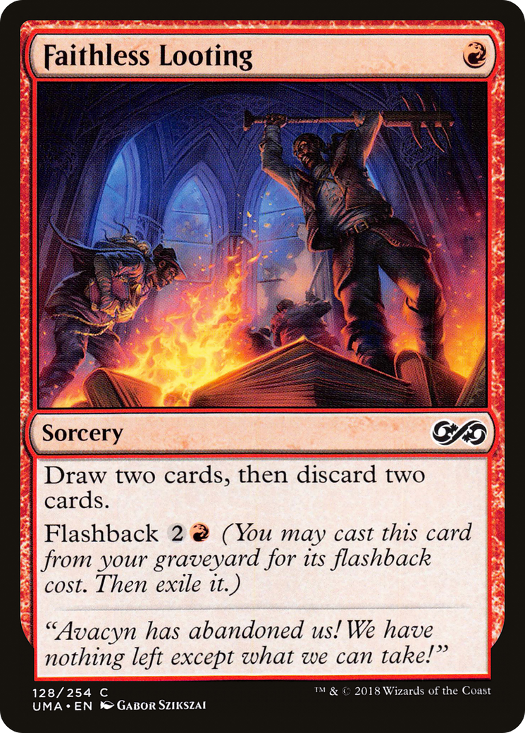 Faithless Looting (UMA-128) - Ultimate Masters Foil
