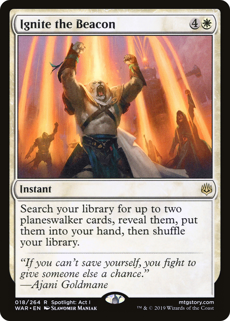Ignite the Beacon (WAR-018) - War of the Spark