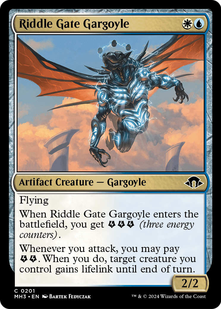 Riddle Gate Gargoyle (MH3-201) - Modern Horizons 3