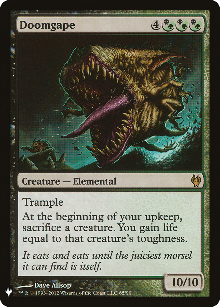 Doomgape (LIST-65/90) - The List
