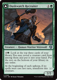Duskwatch Recruiter (INR-193) - Innistrad Remastered