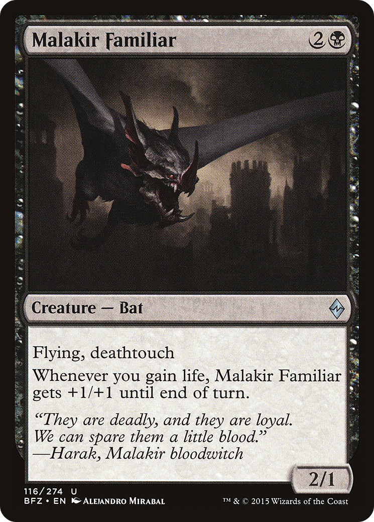 Malakir Familiar (BFZ-116) - Battle for Zendikar Foil