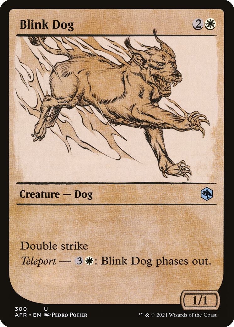 Blink Dog (Showcase) (AFR-300) - Adventures in the Forgotten Realms: (Showcase) Foil