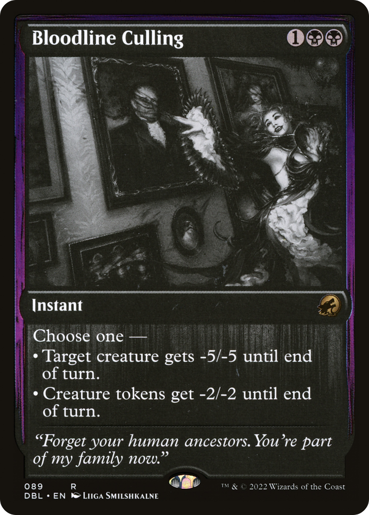 Bloodline Culling (DBL-089) - Innistrad: Double Feature Foil