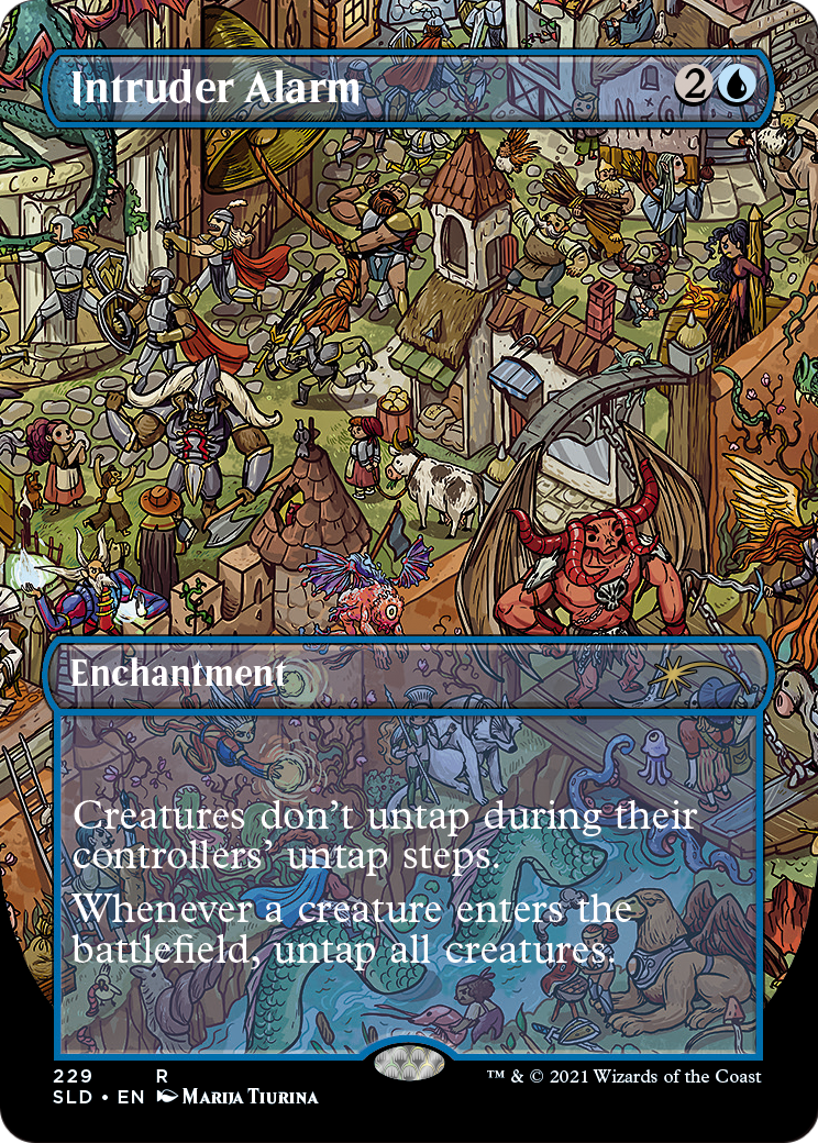 Intruder Alarm (SLD-229) - Secret Lair Drop (Borderless)