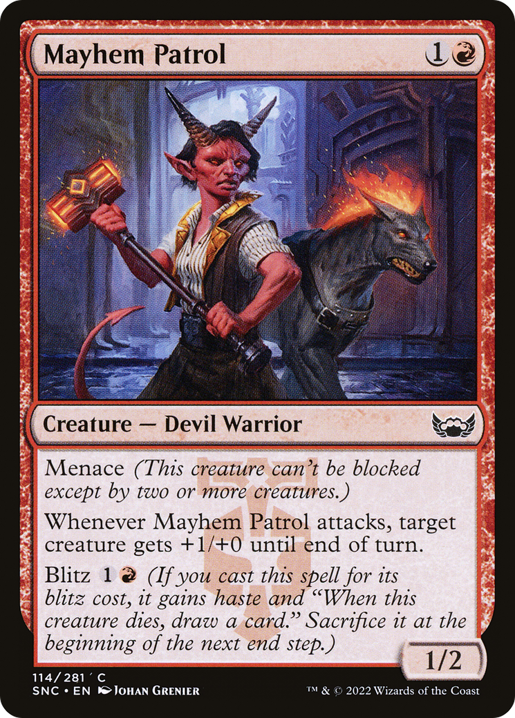 Mayhem Patrol (SNC-114) - Streets of New Capenna Foil