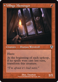 Village Messenger (Retro Frame) (INR-466) - Innistrad Remastered Foil