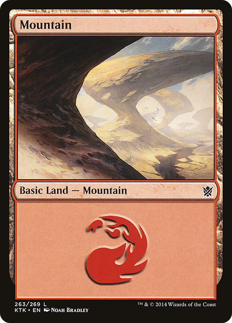 Mountain (263) (KTK-263) - Khans of Tarkir Foil