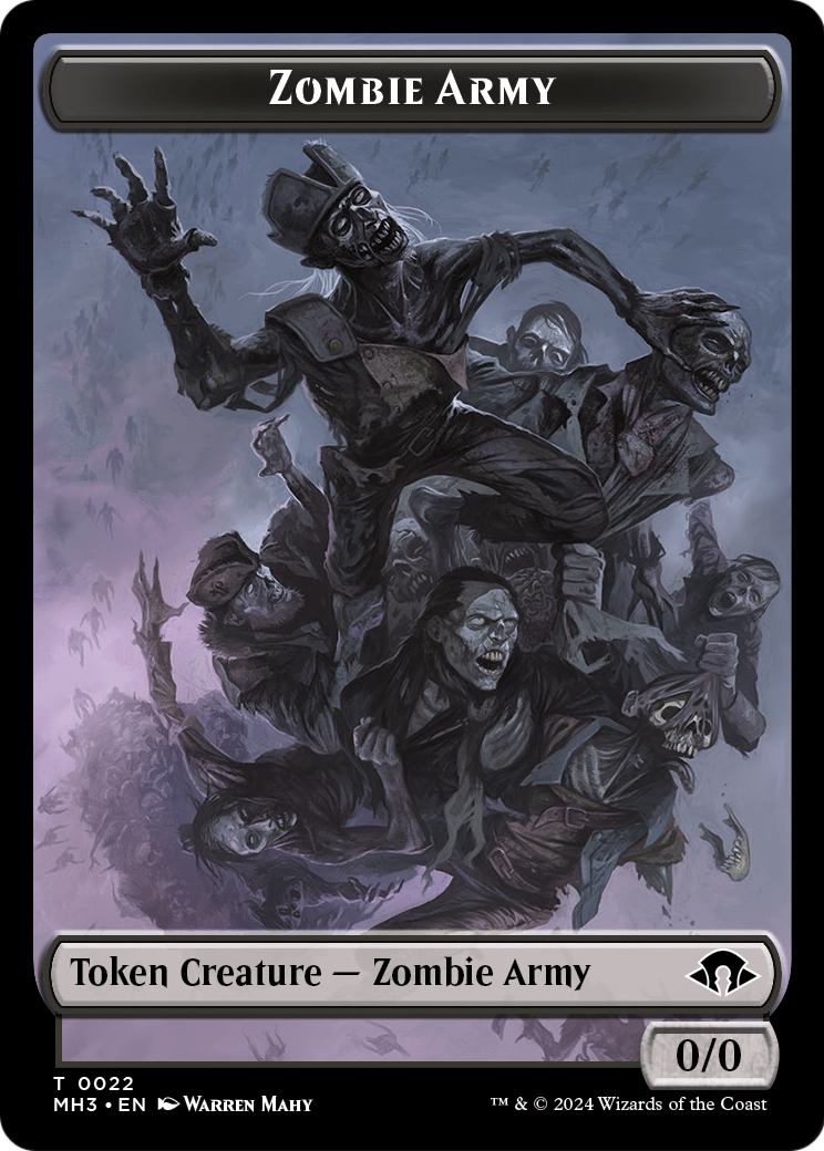 Zombie Army (TMH3-022) - Modern Horizons 3 Tokens Foil