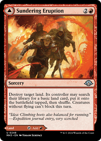 Sundering Eruption (MH3-248) - Modern Horizons 3 Foil