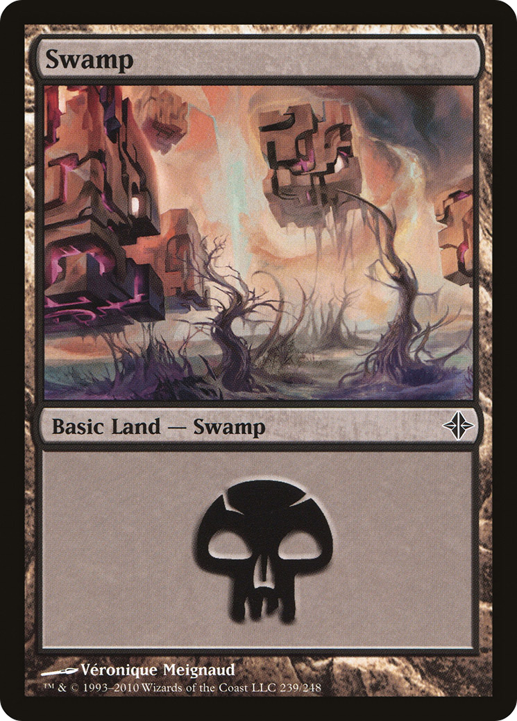 Swamp (239) (ROE-239) - Rise of the Eldrazi Foil