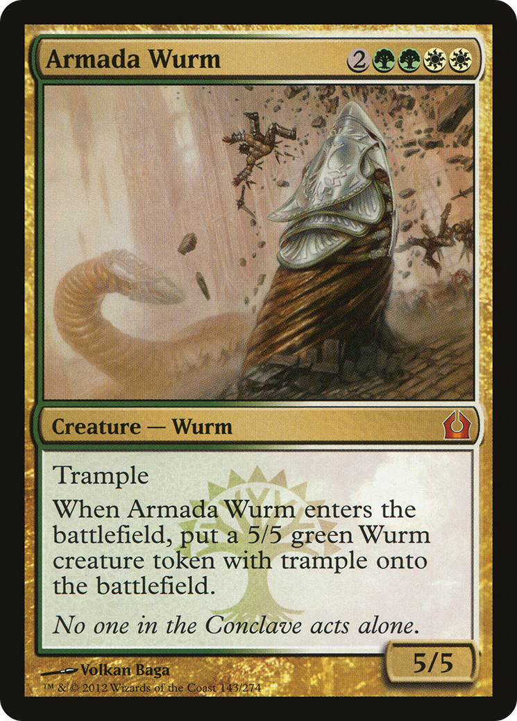 Armada Wurm (RTR-143) - Return to Ravnica Foil