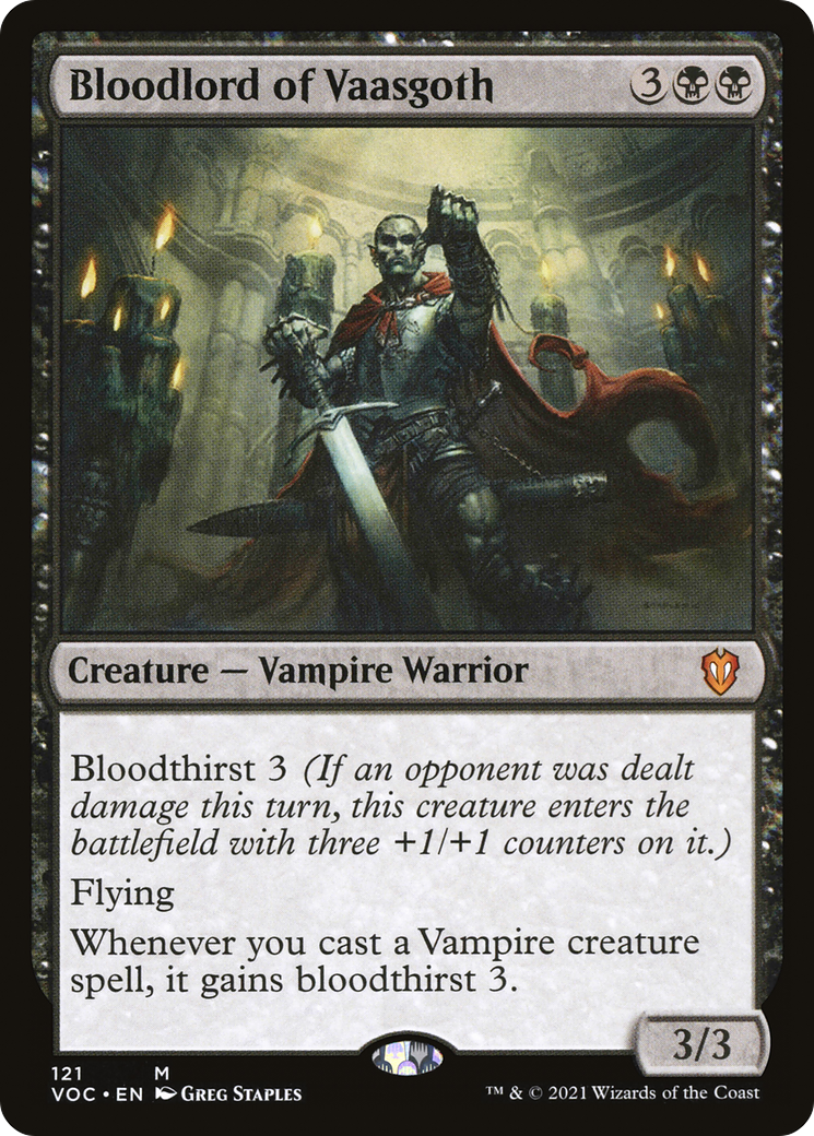 Bloodlord of Vaasgoth (VOC-121) - Crimson Vow Commander