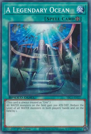 A Legendary Ocean (SBC1-ENI27) - Speed Duel: Streets of Battle City 1st Edition