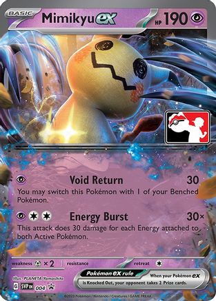 Mimikyu ex - Holofoil Prize Pack Series Cards - Promo