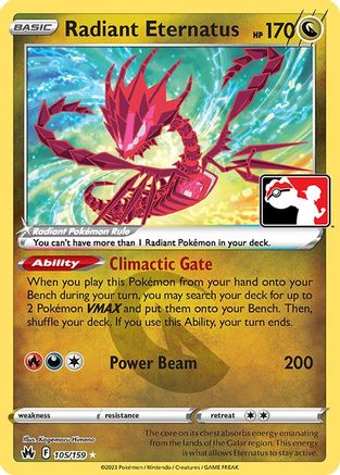 Radiant Eternatus - Holofoil Prize Pack Series Cards - Radiant Rare