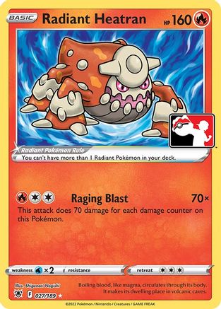 Radiant Heatran - Holofoil Prize Pack Series Cards - Radiant Rare