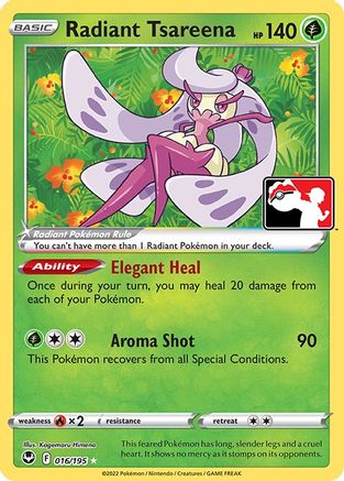 Radiant Tsareena - Holofoil Prize Pack Series Cards - Radiant Rare