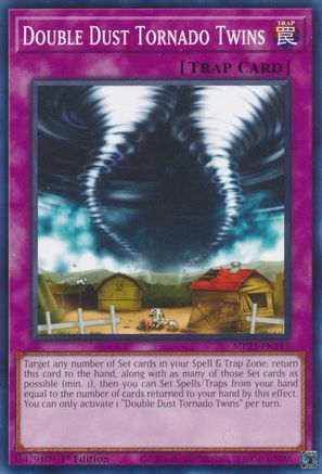 Double Dust Tornado Twins (MP23-EN147) - 25th Anniversary Tin: Dueling Heroes Mega Pack 1st Edition