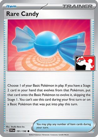 Rare Candy 191/198 - Holofoil Prize Pack Series Cards - Common