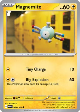 Magnemite 081 - Reverse Holofoil SV Scarlet & Violet 151 - Common