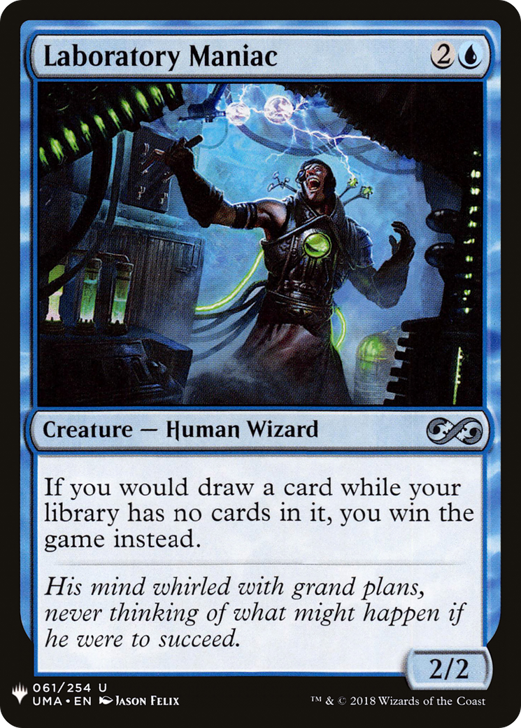 Laboratory Maniac (UMA) (LIST-061) - The List