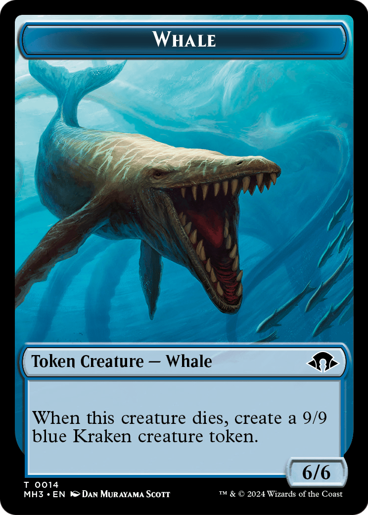 Whale (TMH3-014) - Modern Horizons 3 Tokens Foil