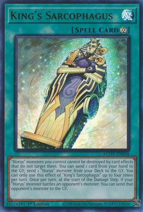 King's Sarcophagus (AGOV-EN058) - Age of Overlord 1st Edition