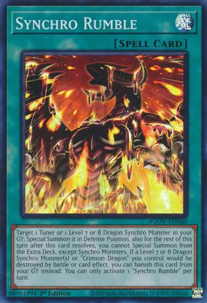 Synchro Rumble (AGOV-EN060) - Age of Overlord 1st Edition