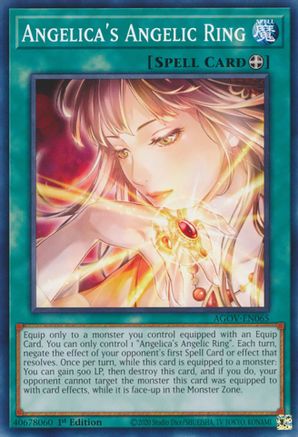 Angelica's Angelic Ring (AGOV-EN065) - Age of Overlord 1st Edition