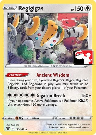 Regigigas/189 - Holofoil Prize Pack Series Cards - Rare